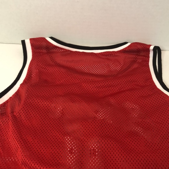 Chicago 86 Red Mesh Sleeveless Jersey Size Small - Picture 2 of 5